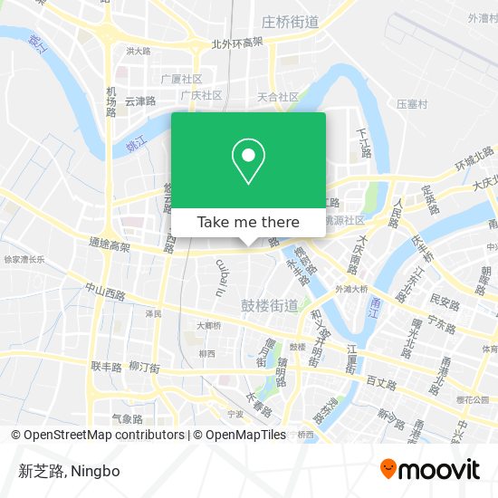 新芝路 map