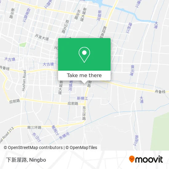 下新屋路 map