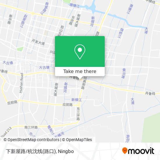 下新屋路/杭沈线(路口) map