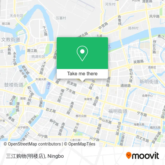 三江购物(明楼店) map