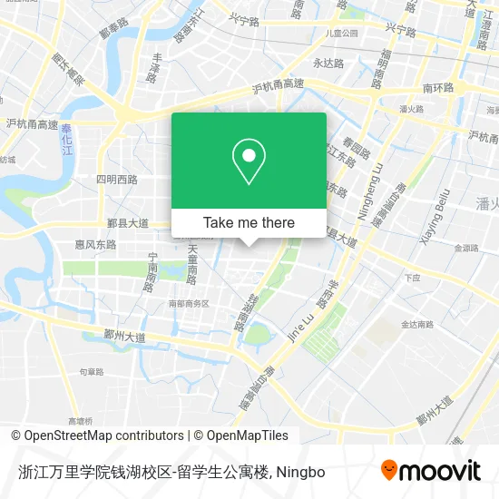 浙江万里学院钱湖校区-留学生公寓楼 map