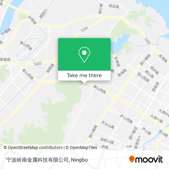 宁波岭南金属科技有限公司 map