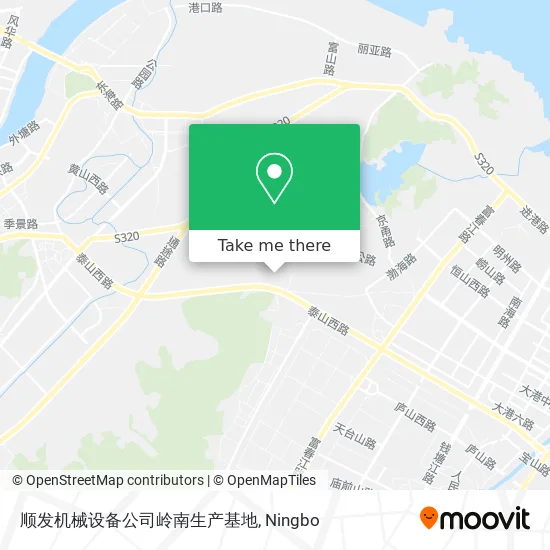 顺发机械设备公司岭南生产基地 map