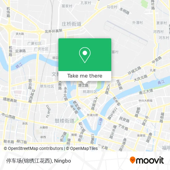 停车场(锦绣江花西) map