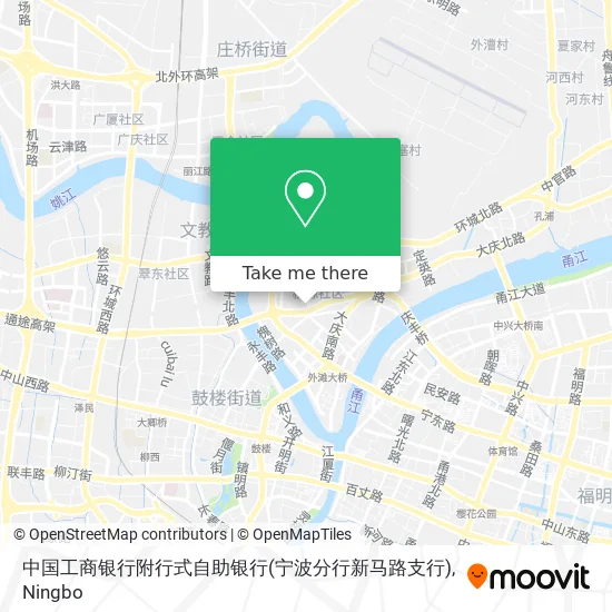 中国工商银行附行式自助银行(宁波分行新马路支行) map