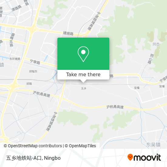 五乡地铁站-A口 map