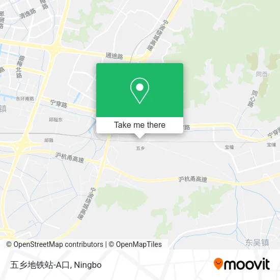 五乡地铁站-A口 map