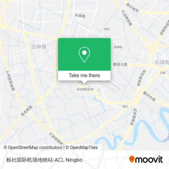 栎社国际机场地铁站-A口 map