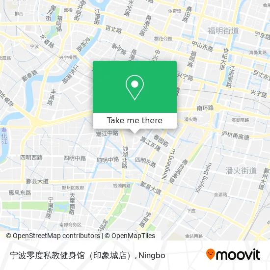 宁波零度私教健身馆（印象城店） map