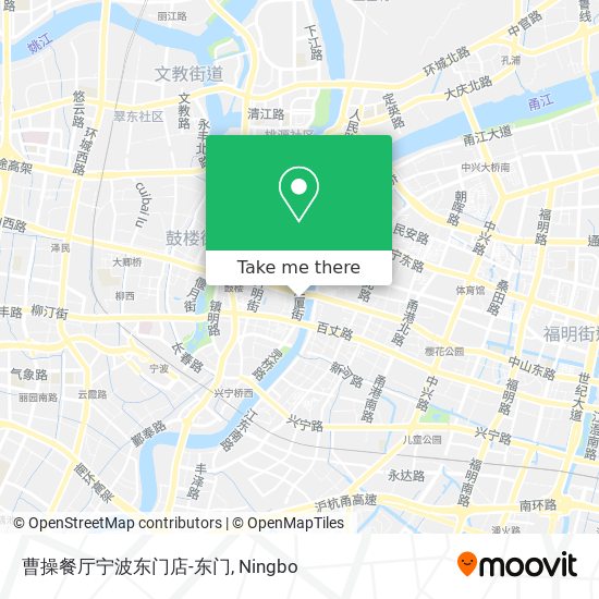 曹操餐厅宁波东门店-东门 map