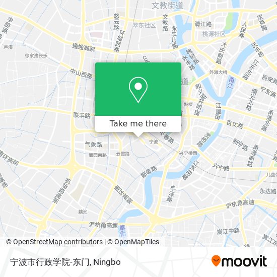 宁波市行政学院-东门 map