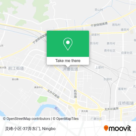 灵峰小区-37弄东门 map