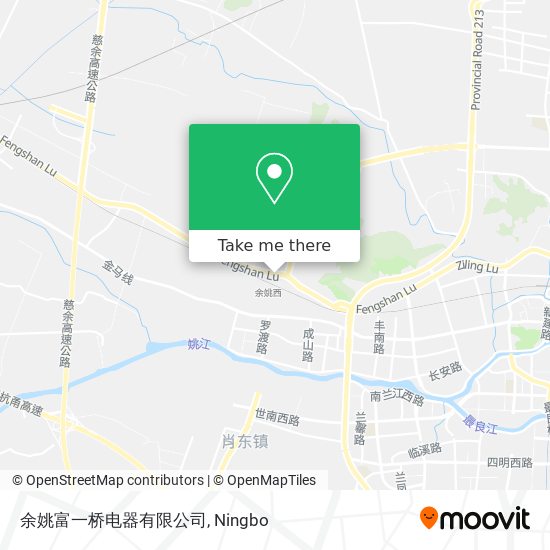 余姚富一桥电器有限公司 map