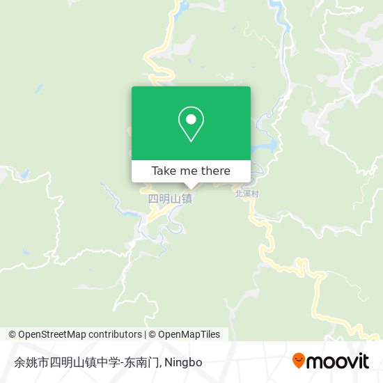 余姚市四明山镇中学-东南门 map