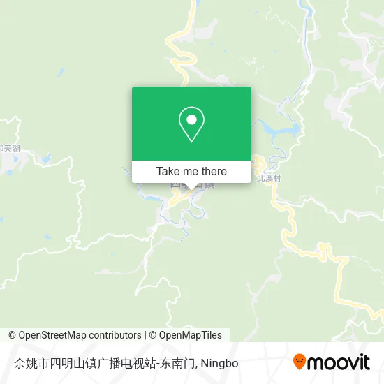 余姚市四明山镇广播电视站-东南门 map