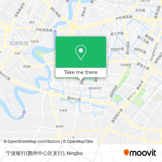 宁波银行(鄞州中心区支行) map