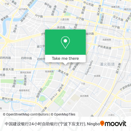 中国建设银行24小时自助银行(宁波下应支行) map