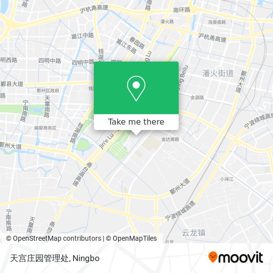 天宫庄园管理处 map