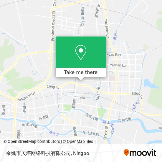 余姚市贝塔网络科技有限公司 map