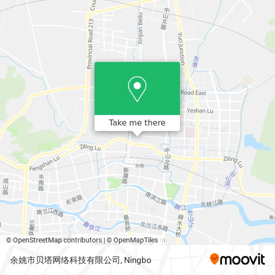 余姚市贝塔网络科技有限公司 map