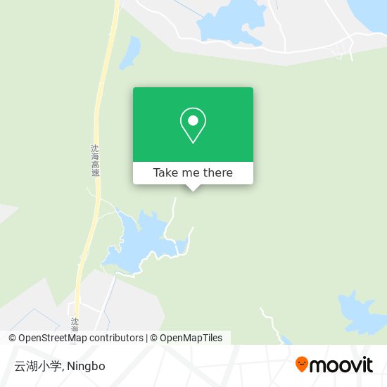 云湖小学 map
