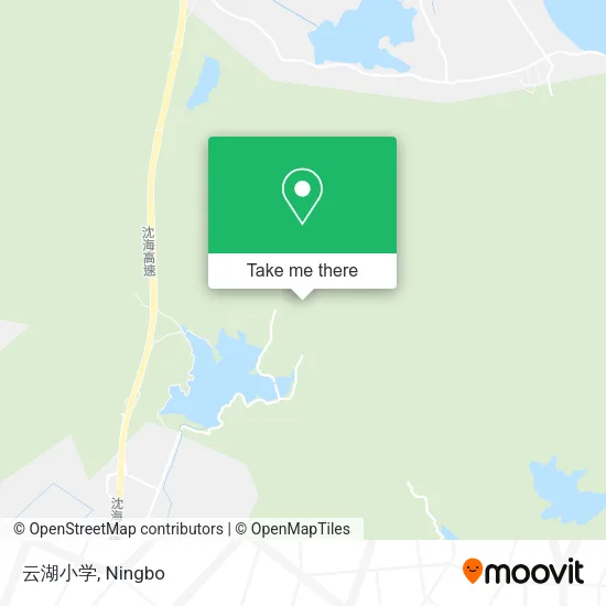 云湖小学 map