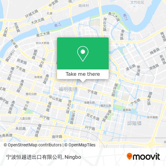 宁波恒越进出口有限公司 map