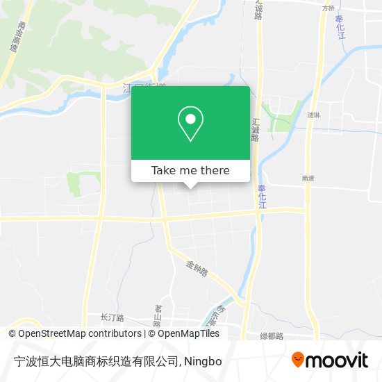 宁波恒大电脑商标织造有限公司 map