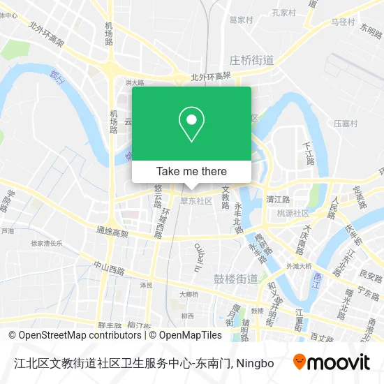 江北区文教街道社区卫生服务中心-东南门 map