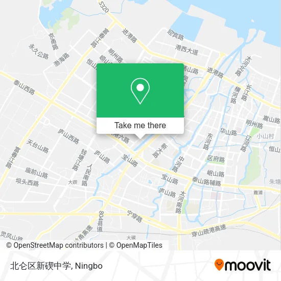 北仑区新碶中学 map