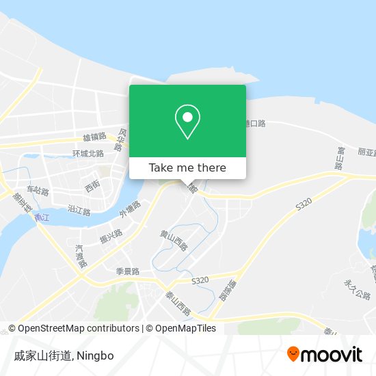 戚家山街道 map