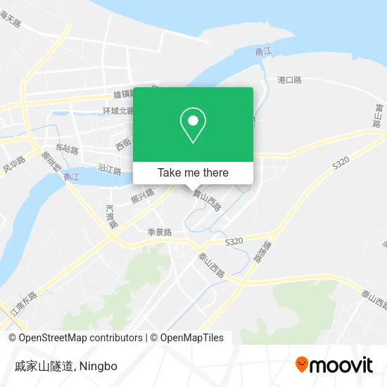 戚家山隧道 map