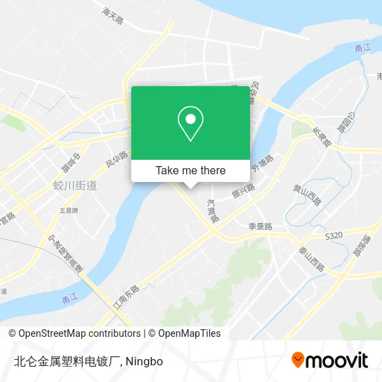 北仑金属塑料电镀厂 map