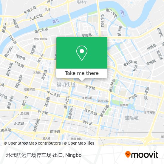 环球航运广场停车场-出口 map