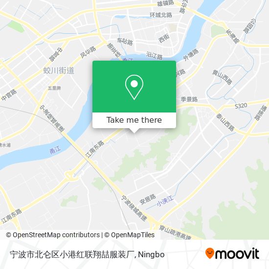 宁波市北仑区小港红联翔喆服装厂 map