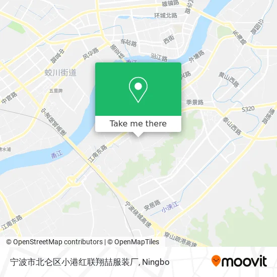 宁波市北仑区小港红联翔喆服装厂 map