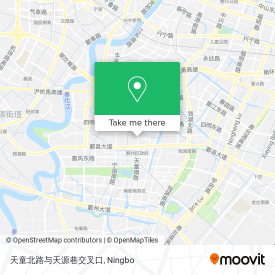 天童北路与天源巷交叉口 map