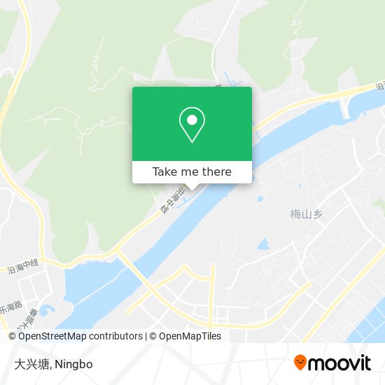大兴塘 map