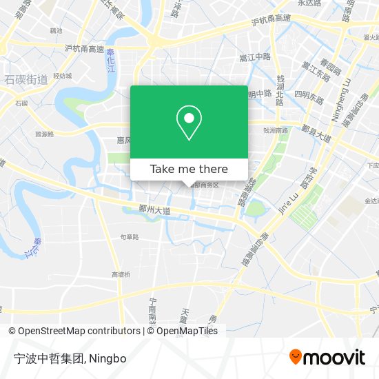 宁波中哲集团 map