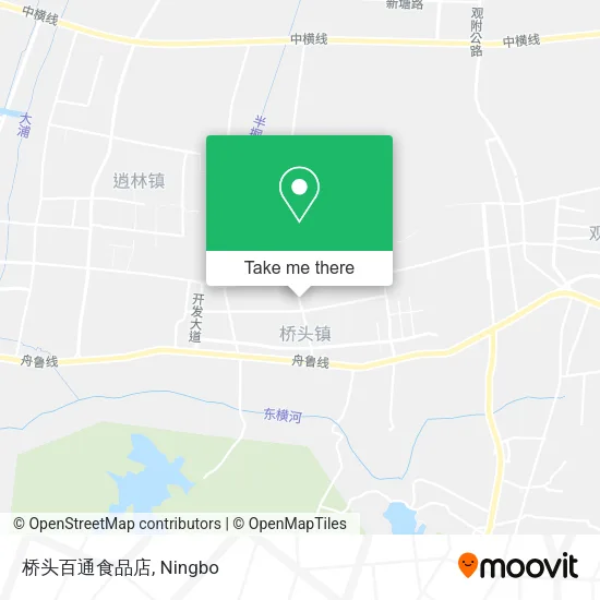 桥头百通食品店 map
