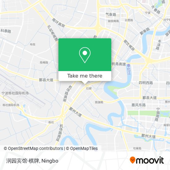润园宾馆-棋牌 map