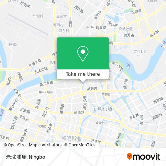 老涨浦庙 map