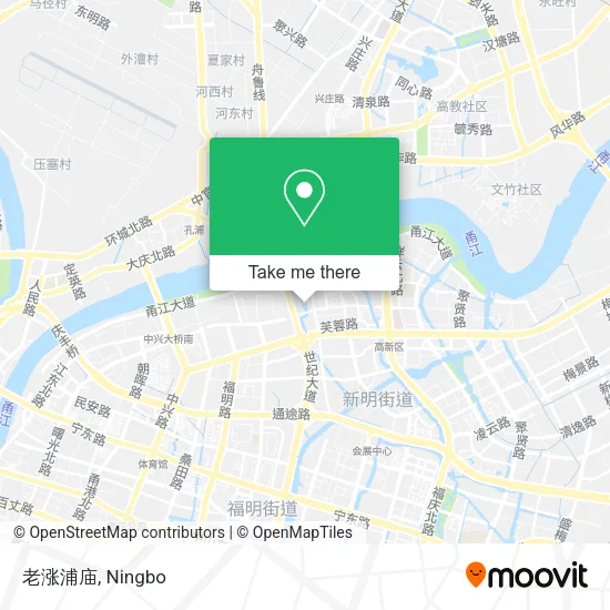 老涨浦庙 map