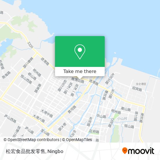 松宏食品批发零售 map