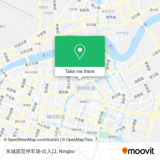 东城国贸停车场-出入口 map