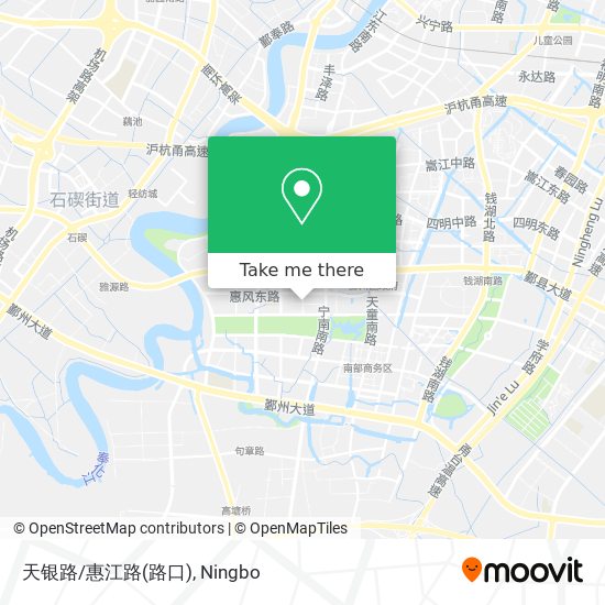 天银路/惠江路(路口) map