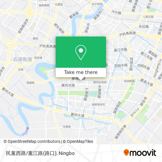 民蕙西路/蕙江路(路口) map