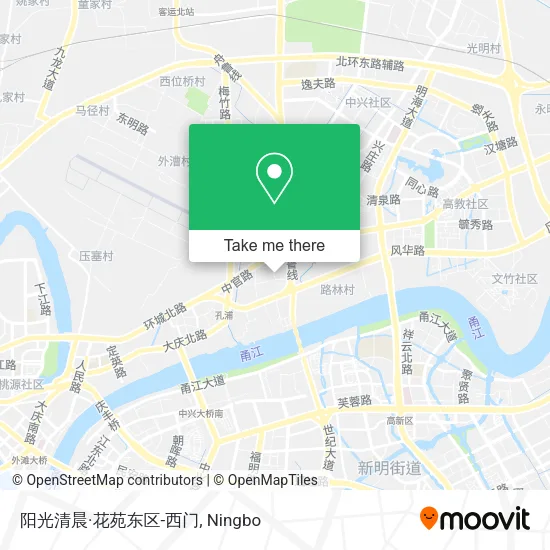 阳光清晨·花苑东区-西门 map