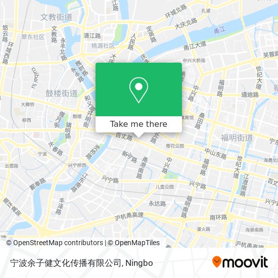 宁波余子健文化传播有限公司 map