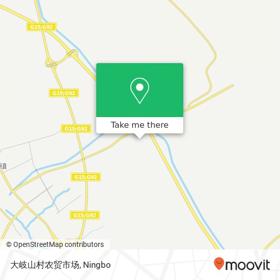 大岐山村农贸市场 map
